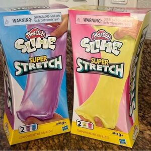 Play-Doh Slime Super Stretch - Purple and Yellow
